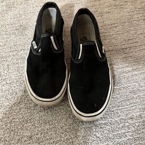 Vans Black Slip-On Sneakers